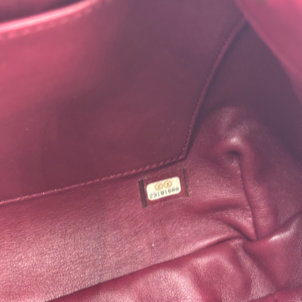 Chanel Paris Rome Drawstring CC Bag Red Python Gabrielle with FULL Inclusion - Picture 8 of 16